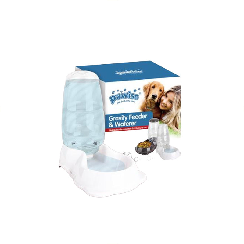 Pawise Dog Automatic Gravity Feeder & Drinker 1.36kg food & 2.8L water