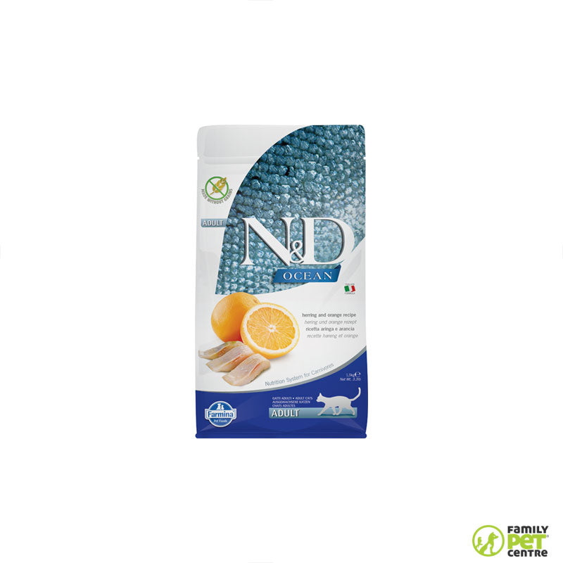 Farmina Prime Adult Cat Food Herring & Orange