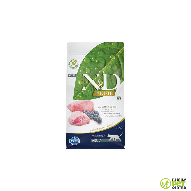 Farmina Prime Adult Cat Food Lamb & Blueberry