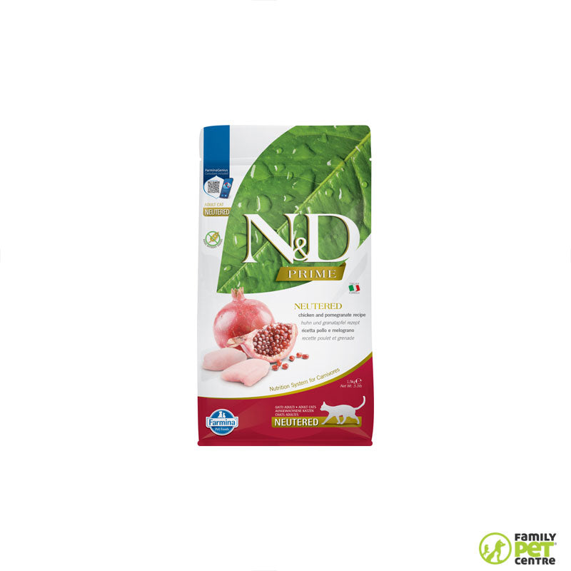Farmina Prime Neutered Adult Cat Food Chicken & Pomegranate