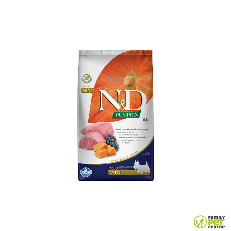 Farmina Pumpkin Adult Dog Food Lamb & Blueberry Mini