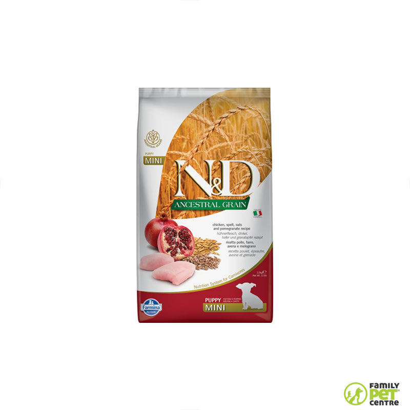 Farmina Ancestral Puppy Dog Food Chicken, Spelt Oats & Pomegranate Med/Max