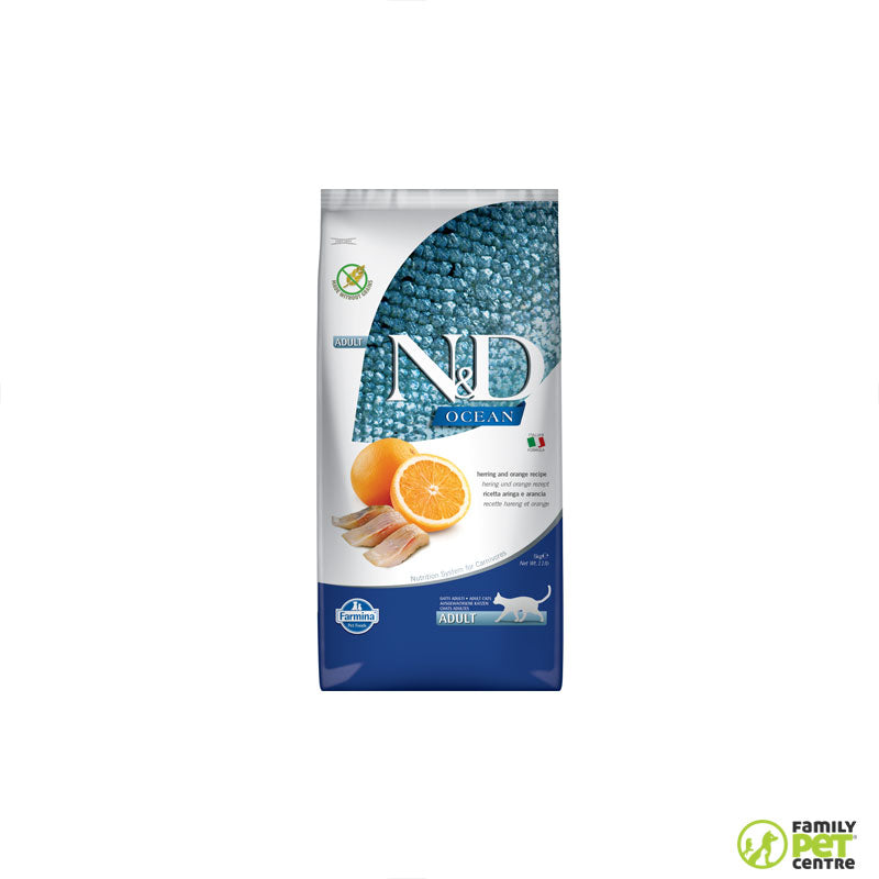 Farmina Prime Adult Cat Food Herring & Orange