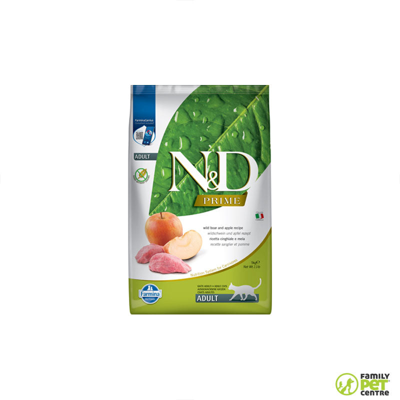 Farmina Prime Adult Cat Food Wild Boar & Apple
