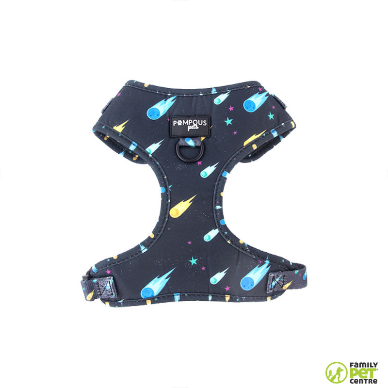 Pompous Comets Adjustable Dog Harness