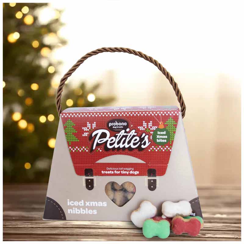Probono	Petite Nibbles Christmas Biscuits Iced 200g