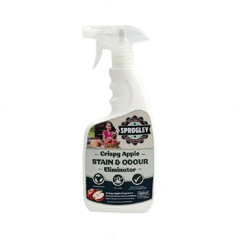 Sprogley Dog Stain & Odour remover Crispy Apple 500ml