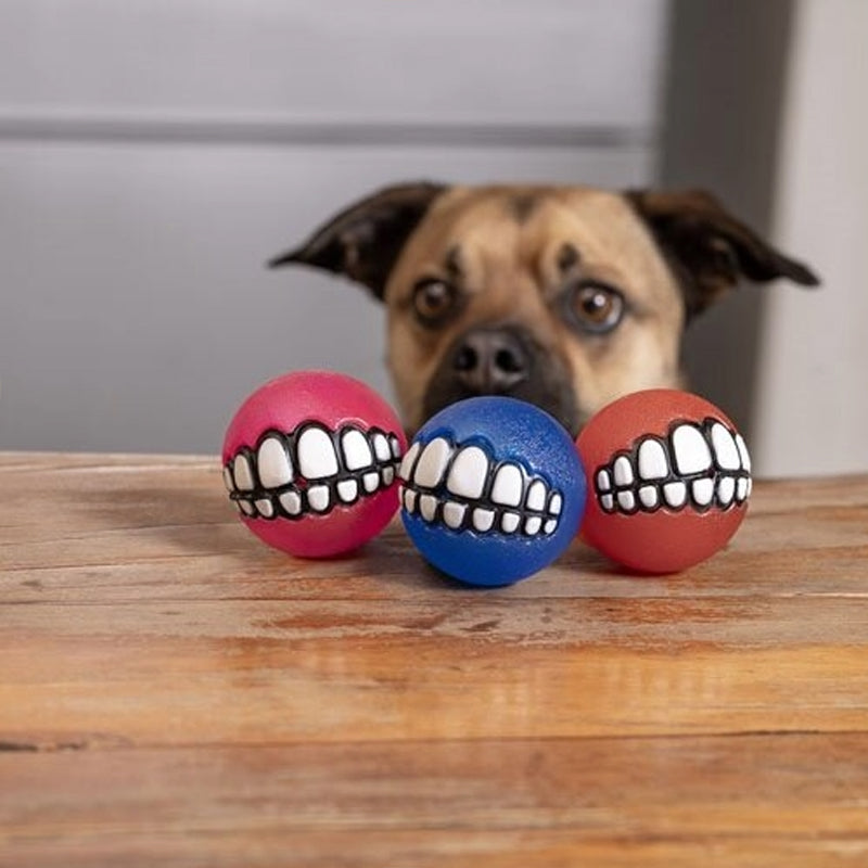 Rogz Grinz Multi-colour Dog Toy 3 Pack
