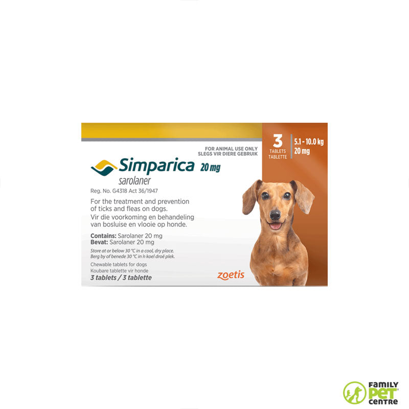 Simparica Chew Tablets For Dogs