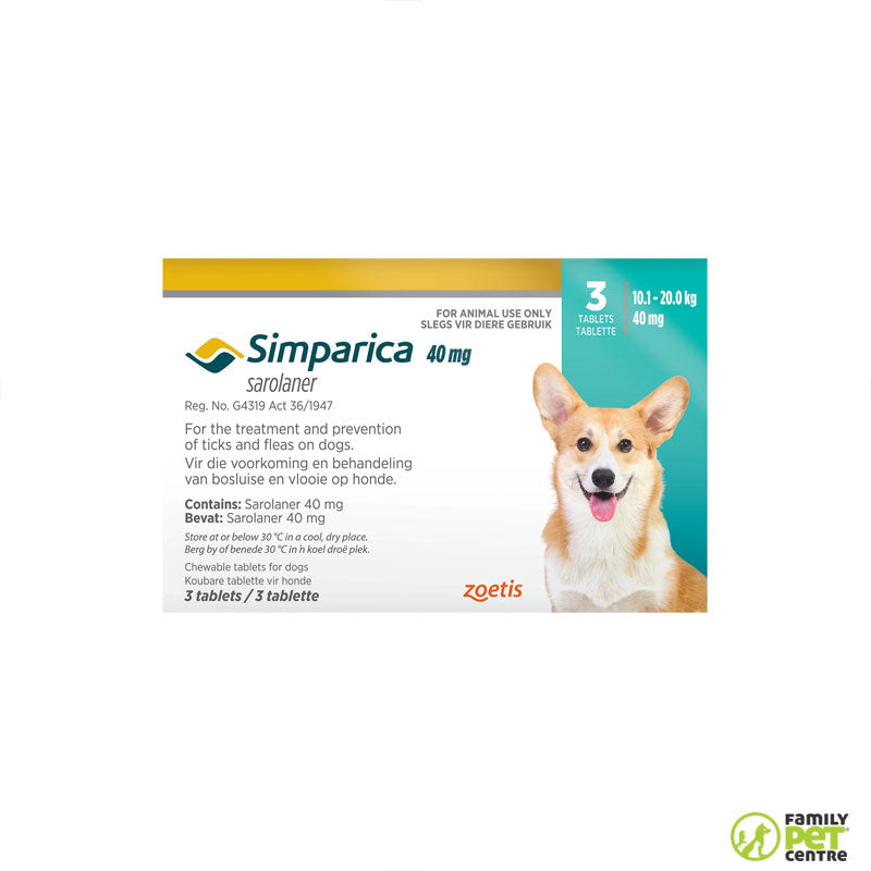 Simparica Chew Tablets For Dogs