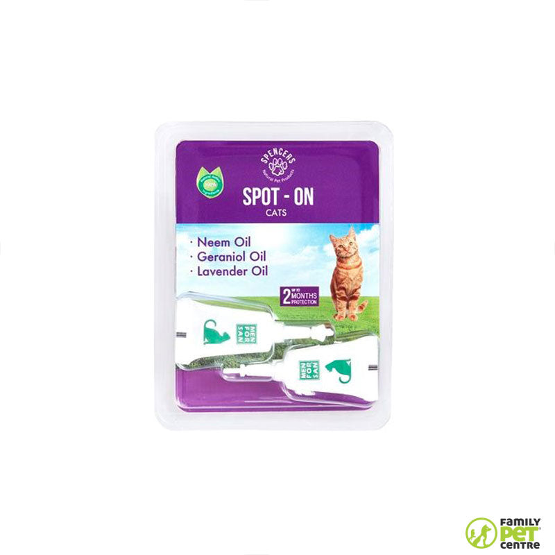 Spencers Natural Tick & Flea Repellent and Skin Healing Cat Spot-On