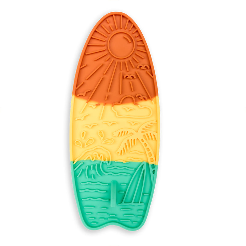 Dog's Life Lickalot Dog Surfboard Mat Sunrise