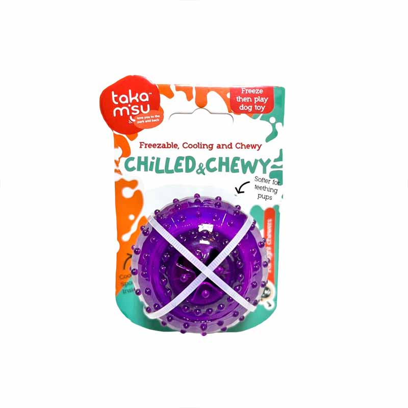 Takamisu Dog Toy Freezable Chilled & Chewy Ice Ball