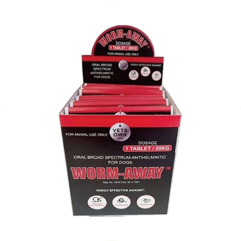 Vets Own Dewormer Worm-Away Tablets