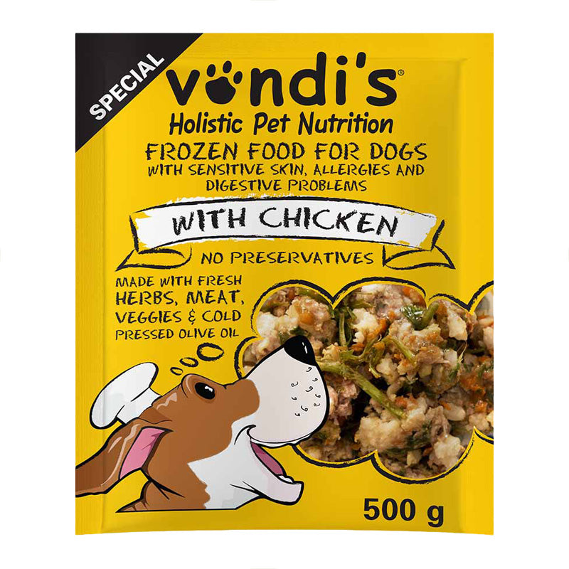 Vondis Fresh Frozen Dog Food Special Chicken 500g