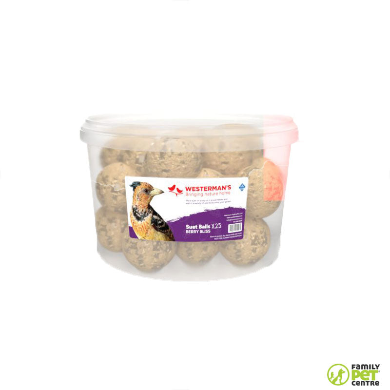 Westermans Suet Balls Berry Bliss Value Tub For Birds