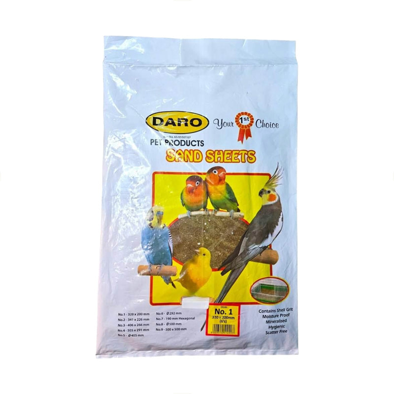 Daro Bird Cage Grit Sand Sheet