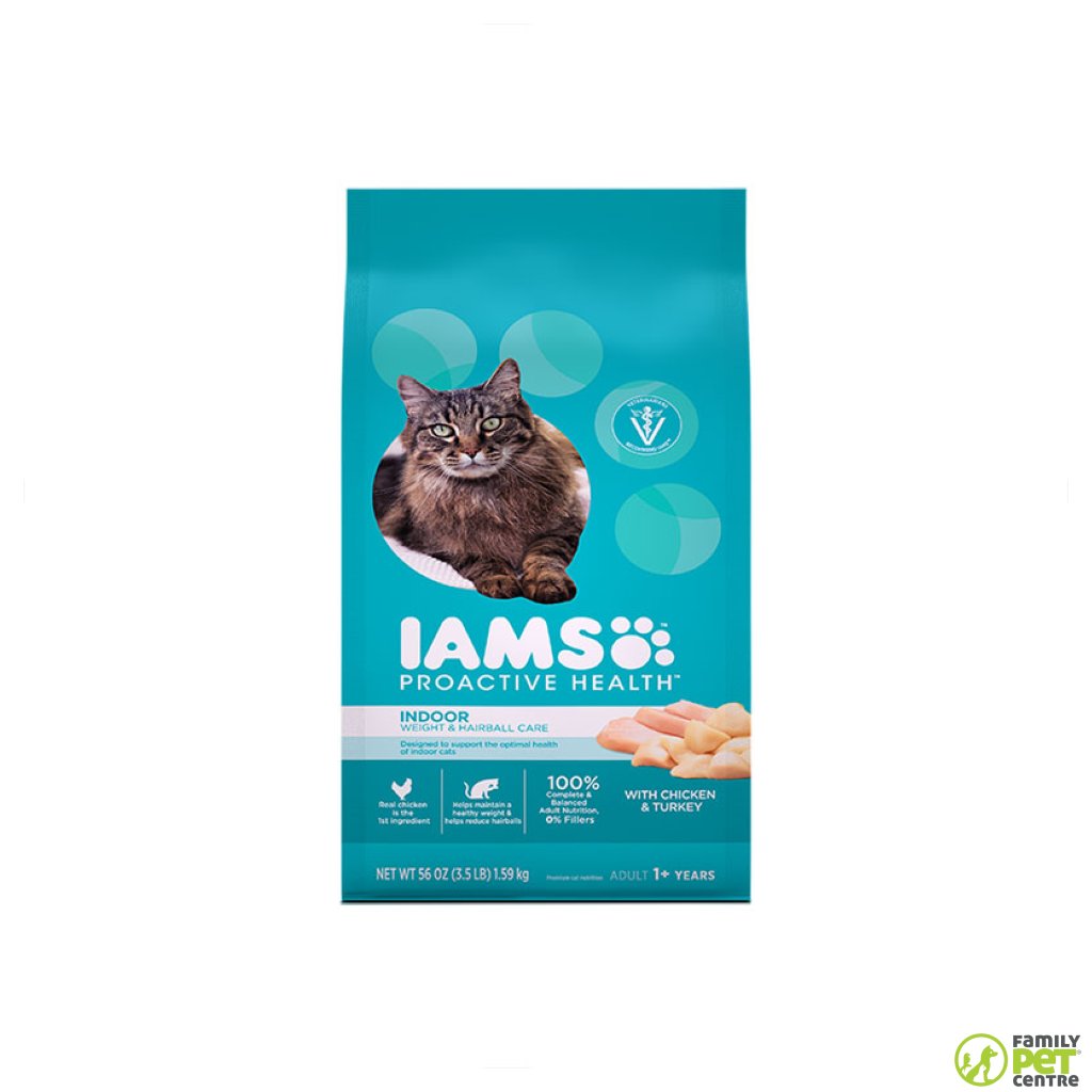 Iams Adult Cat Food Indoor Weight & Hairball
