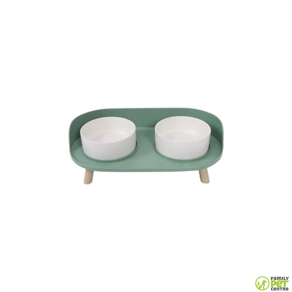 M-Pets Altitude Double Raised Pet Bowl