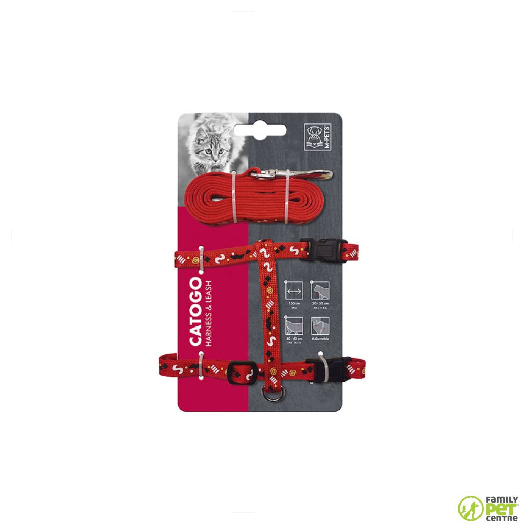 M-Pets Catogo Harness & Leash Set