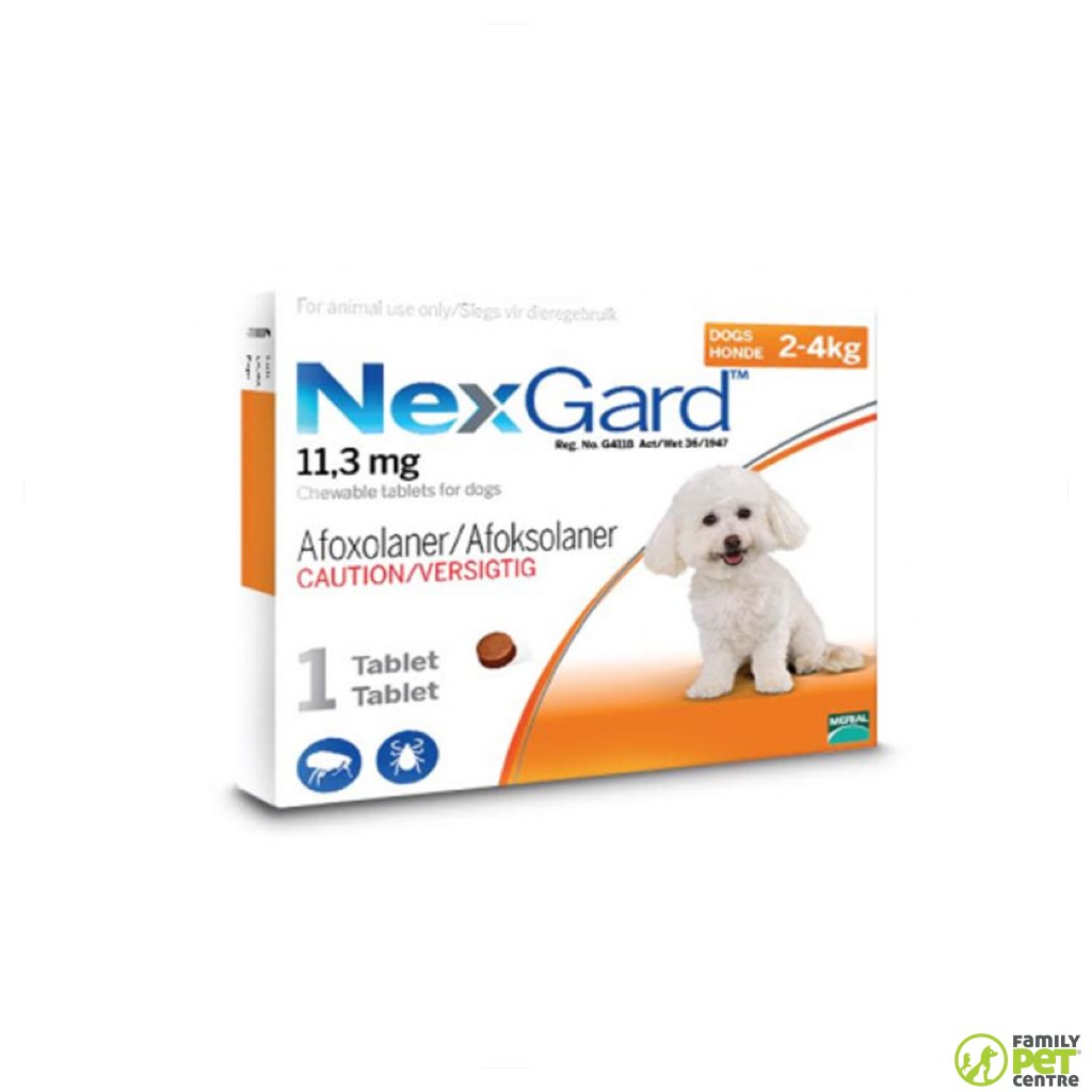 Chewable Tick Flea Tablets NexGard Family Pet Centre