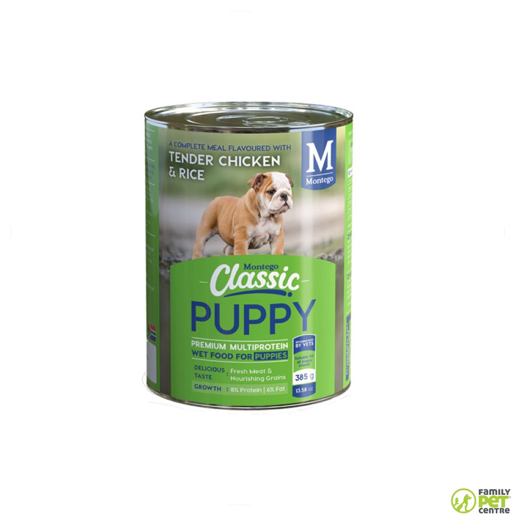 Montego Classic Canned Puppy Food - Tender Chicken & Soft Cooked Rice