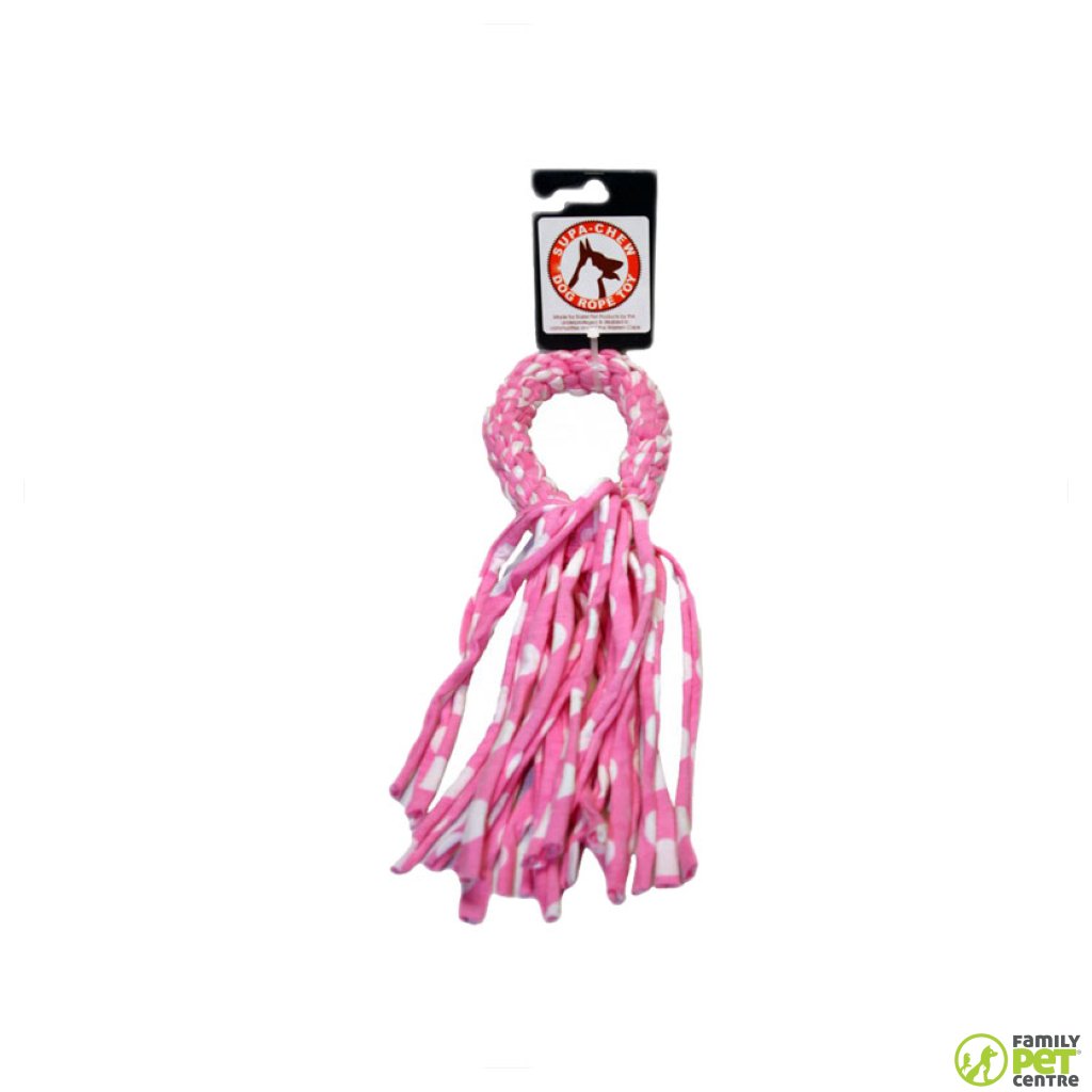 Supa Chew Cotton Ring Rope Dog Toy
