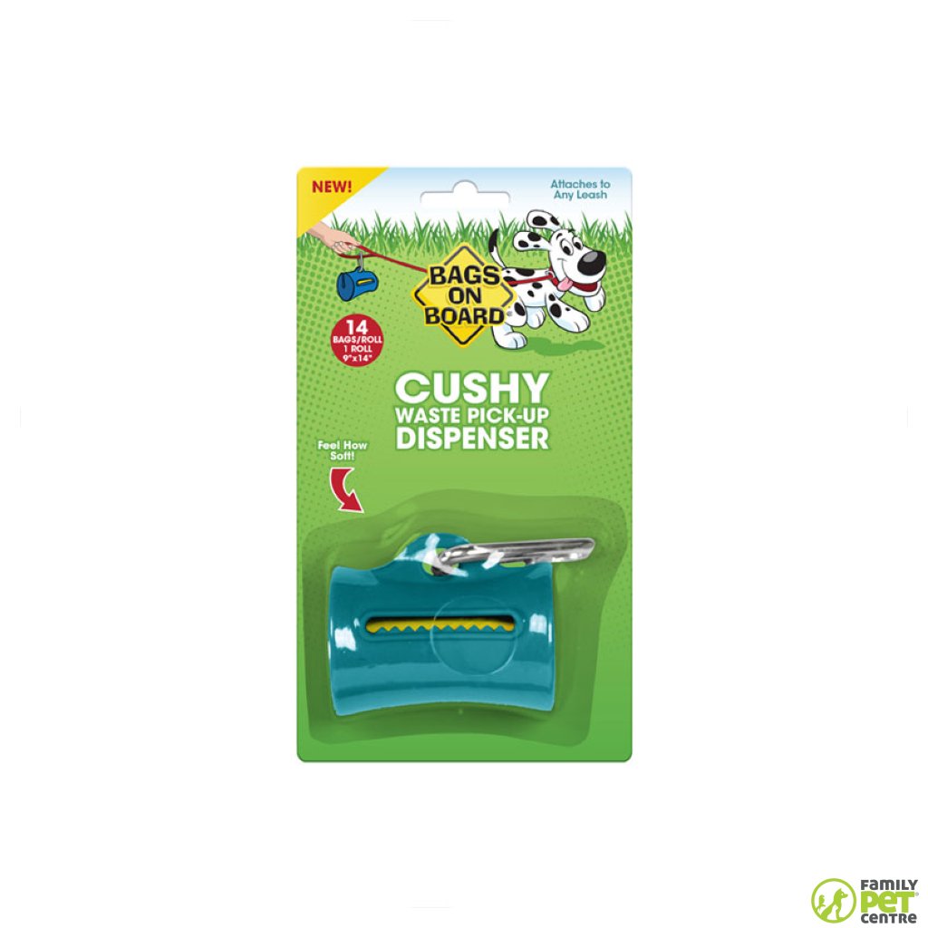 Bags On Board Cushy Dispenser With Waste Bags
