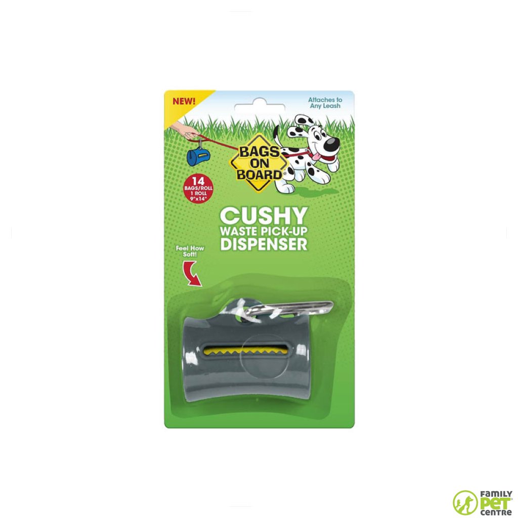 Bags On Board Cushy Dispenser With Waste Bags