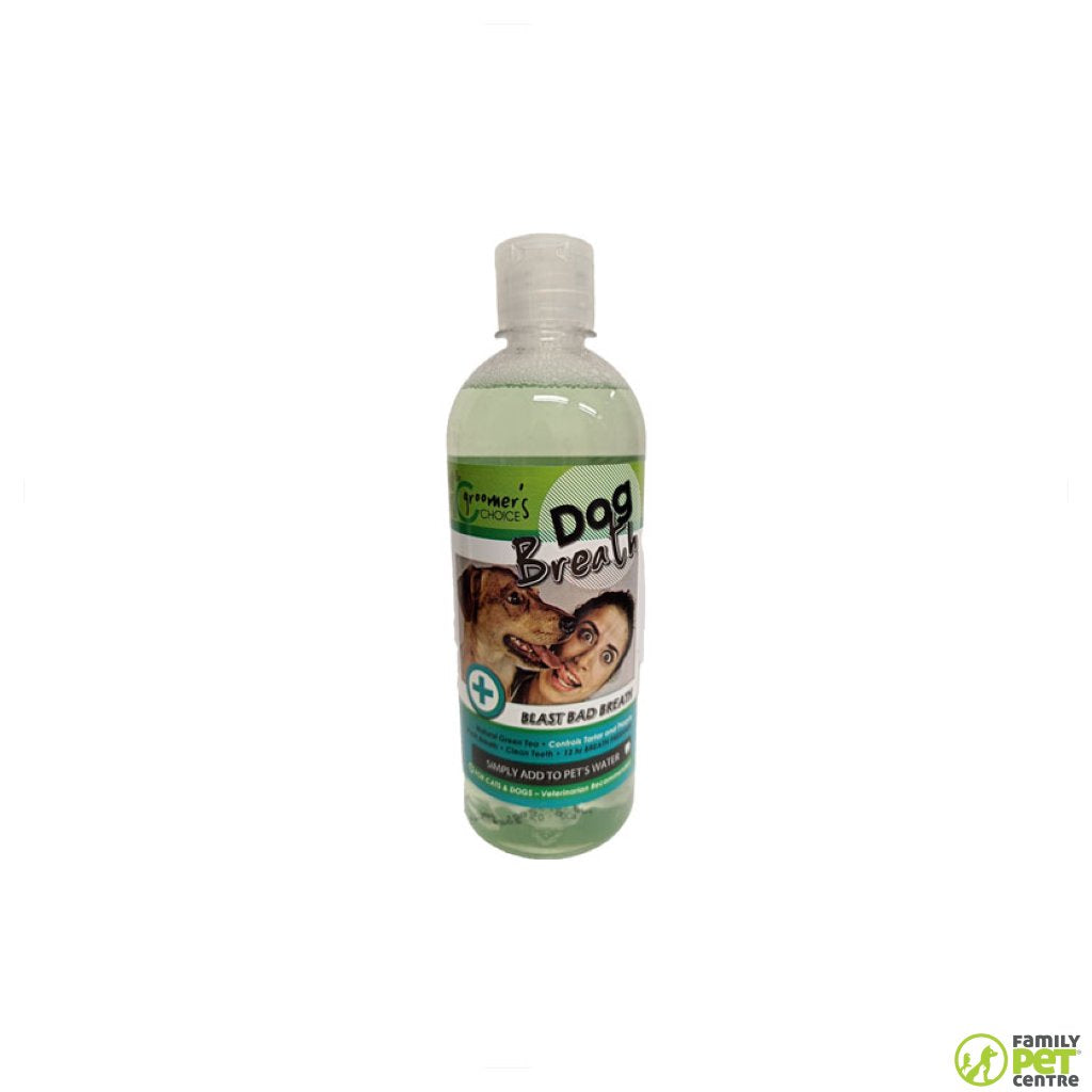 Dog breath water outlet additive