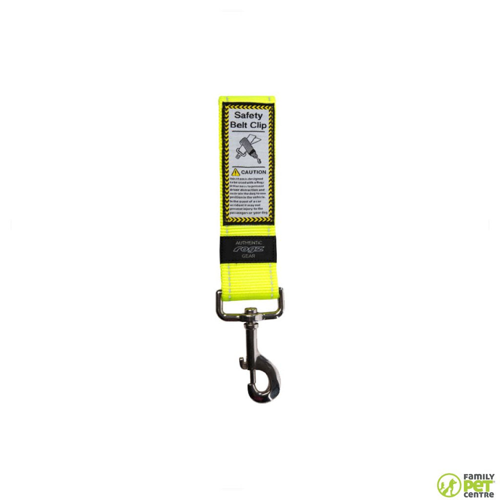 Rogz Dog Harness Safety Belt Clip