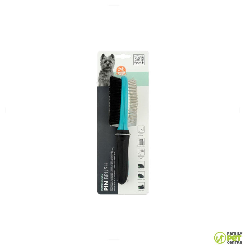 M-Pets Double Sided Pin Brush