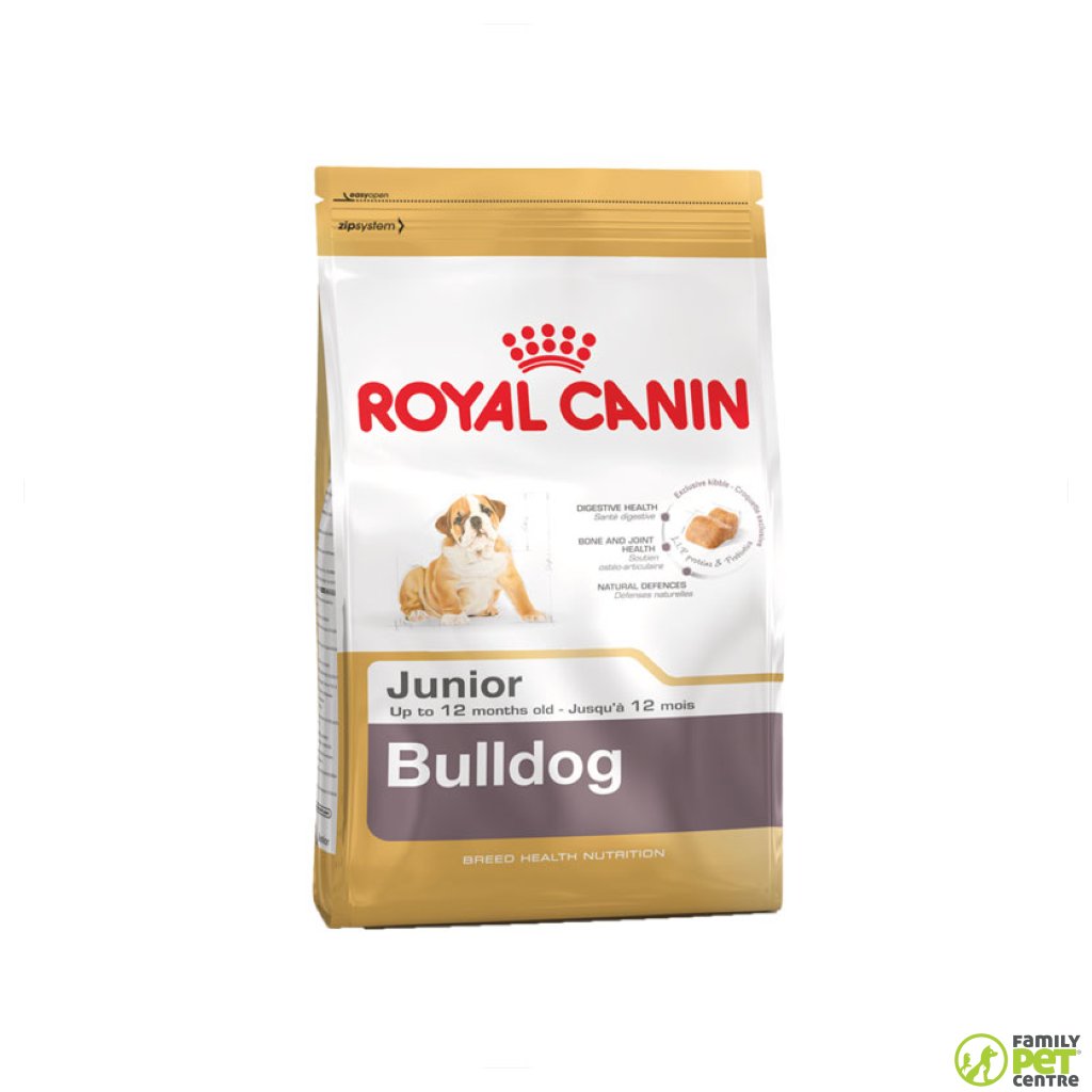 Royal Canin English Bulldog Puppy Junior Food Family Pet Centre