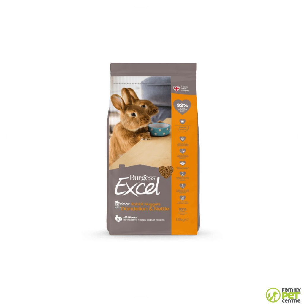 Burgess Excel Indoor Rabbit Nuggets