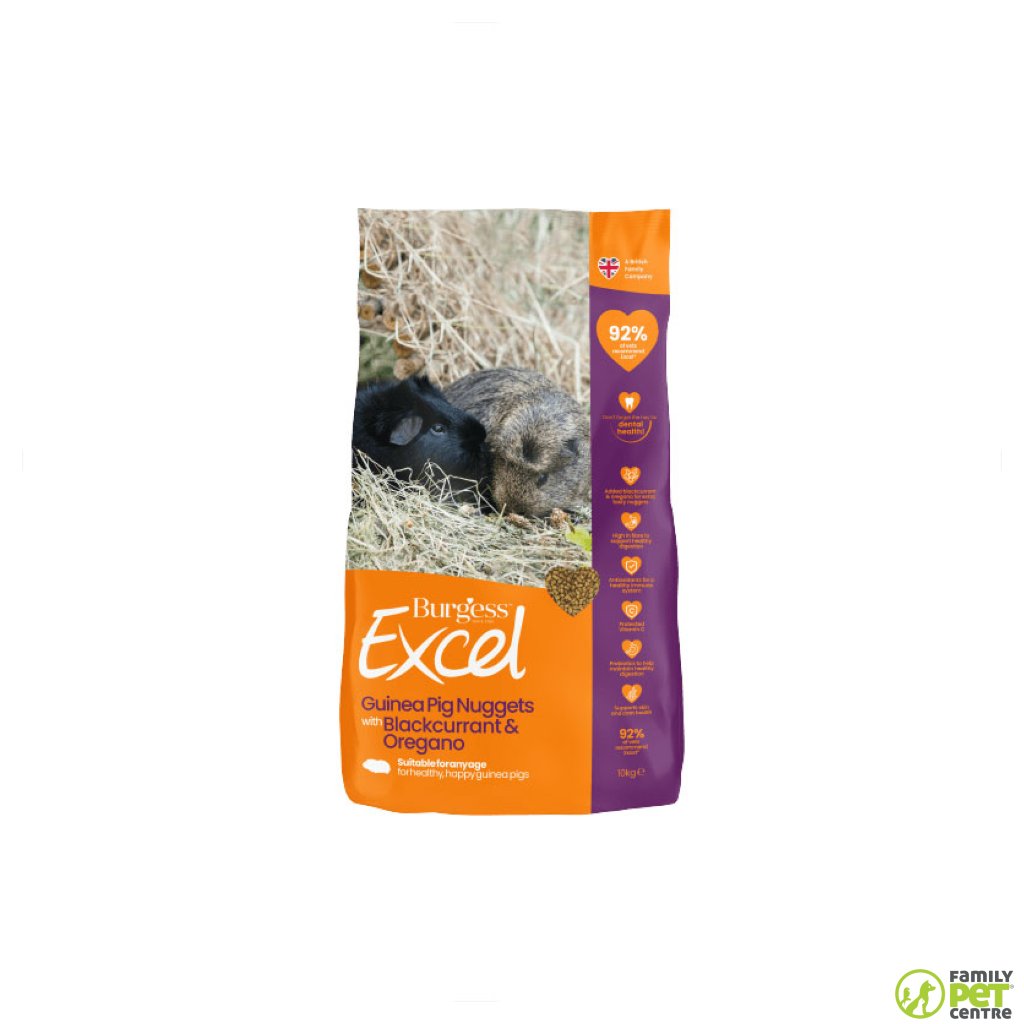 Burgess Excel Nuggets With Blackcurrant & Oregano Guinea Pig Food