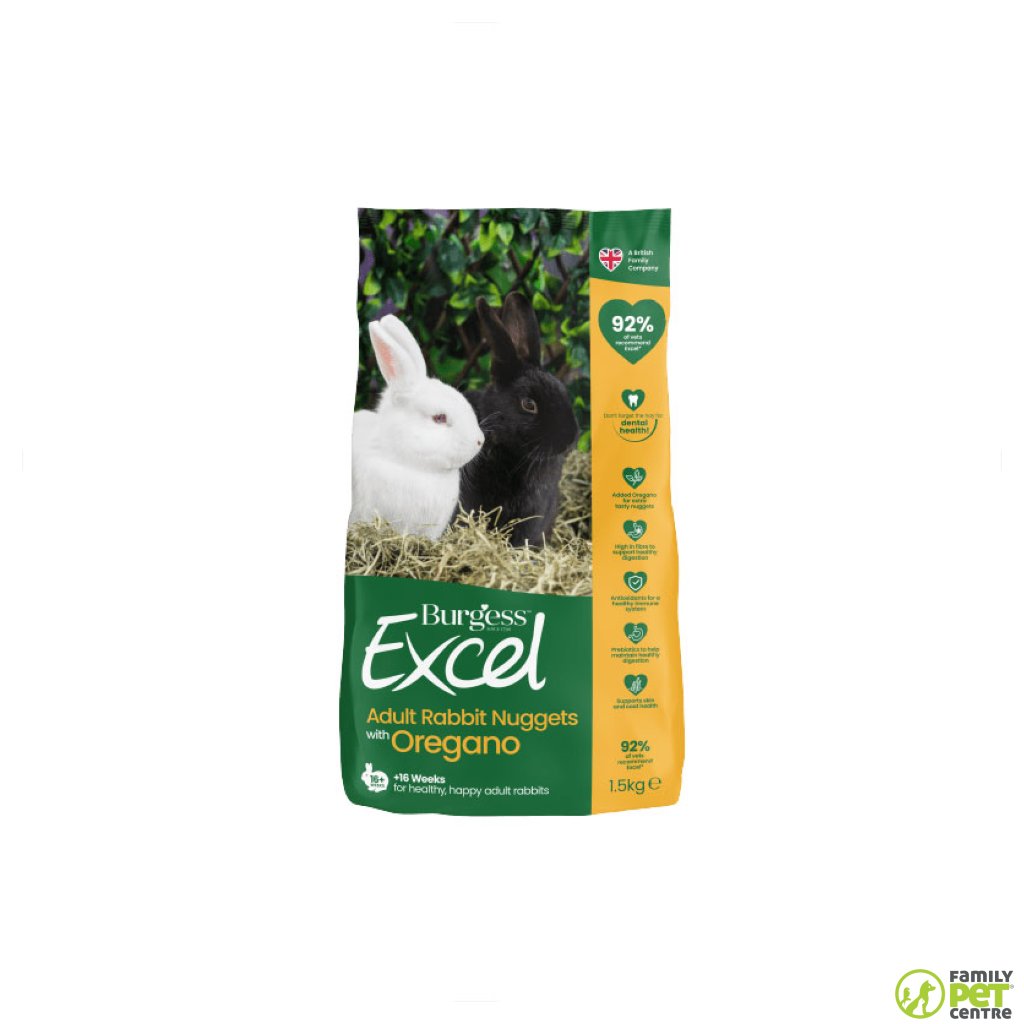Burgess Excel Nuggets With Oregano Rabbit Food