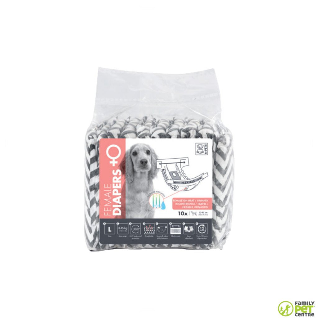 Pet Diapers Dog Ate Poopy Diaper M-Pets Female Dog Diapers