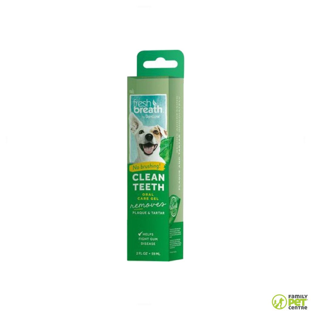 TropiClean Fresh Breath Clean Teeth Oral Care Gel Original