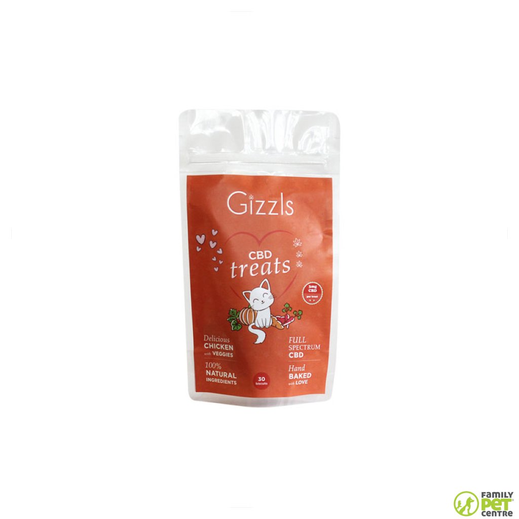 Gizzls Healthy CBD Cat Treats with Chicken