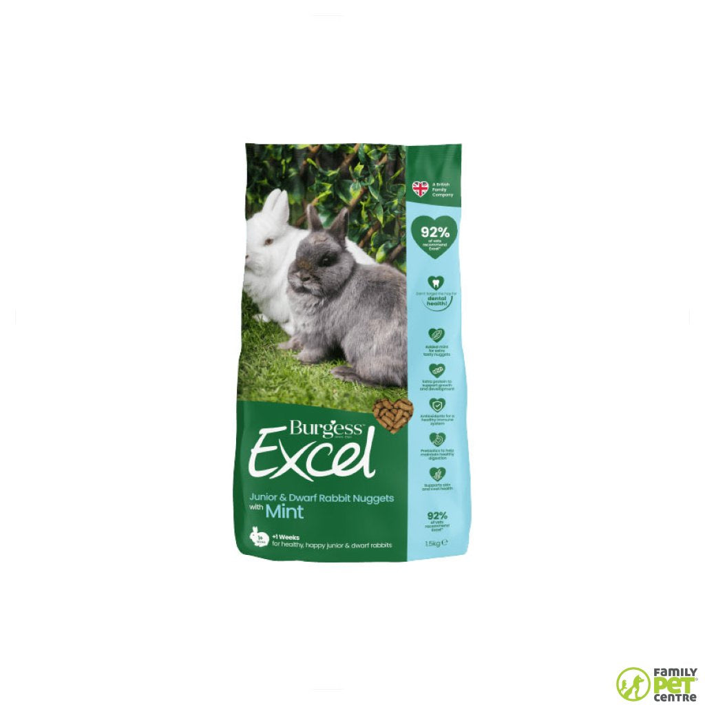 Burgess Junior & Dwarf Rabbit Nuggets