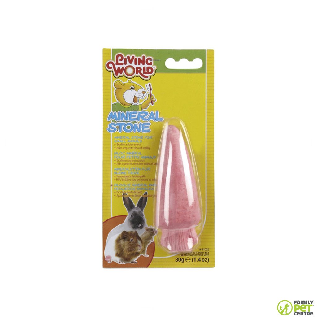Living World Mineral Block Carrot Shape