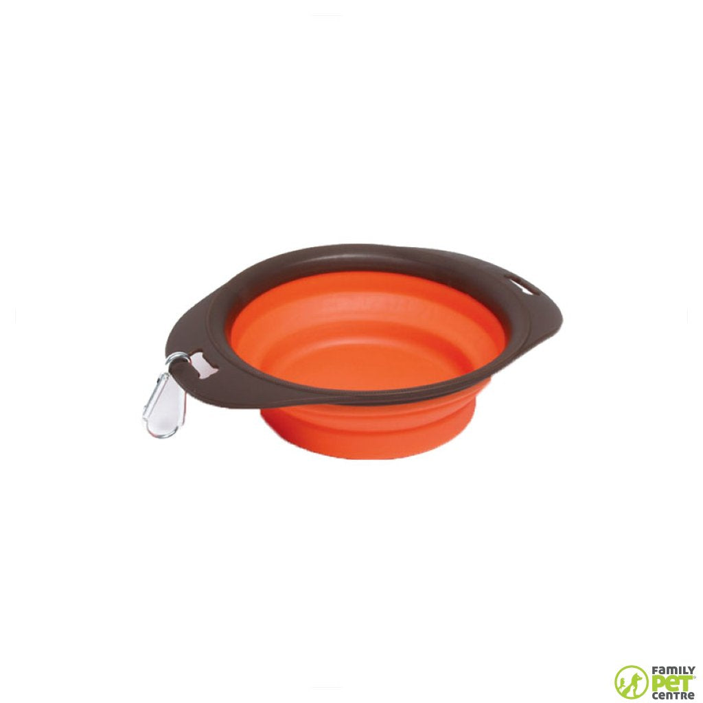 M-Pets On The Road Dog Bowl