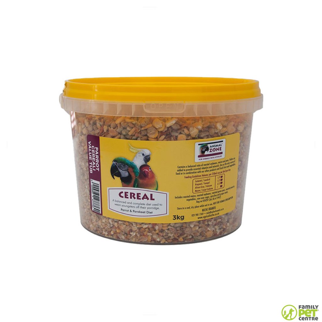 Animal Zone Parrot Cereal Value Tub