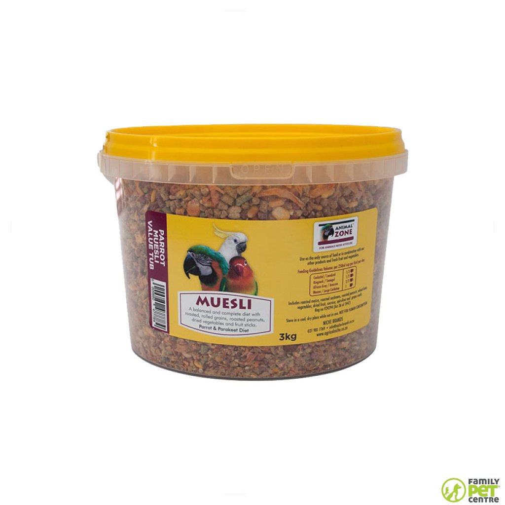 Animal Zone Parrot Muesli Value Tub