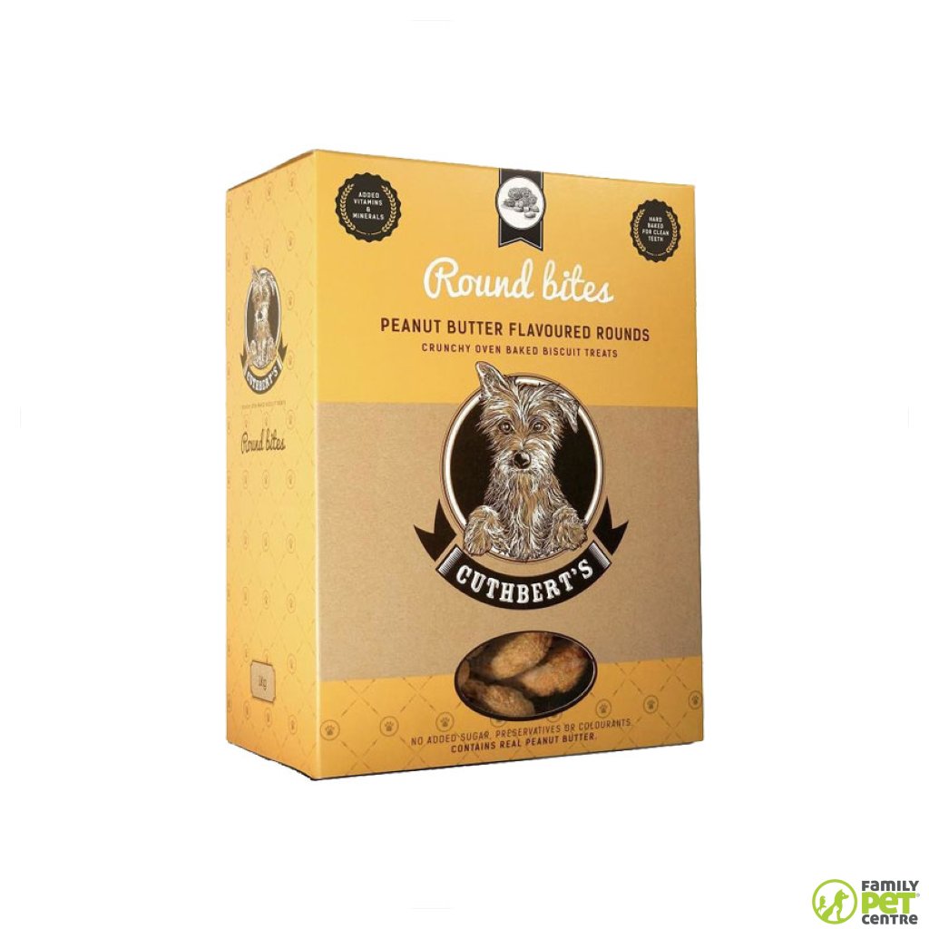 Cuthberts Peanut Butter Round Dog Biscuits