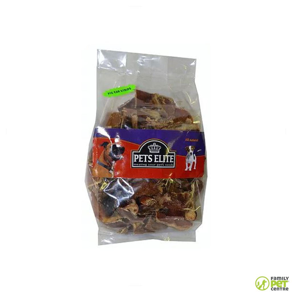 Pets Elite Pig Ear Strip Pack