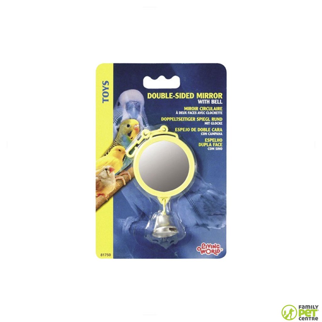 Living World Plastic Round Double Sided Mirror