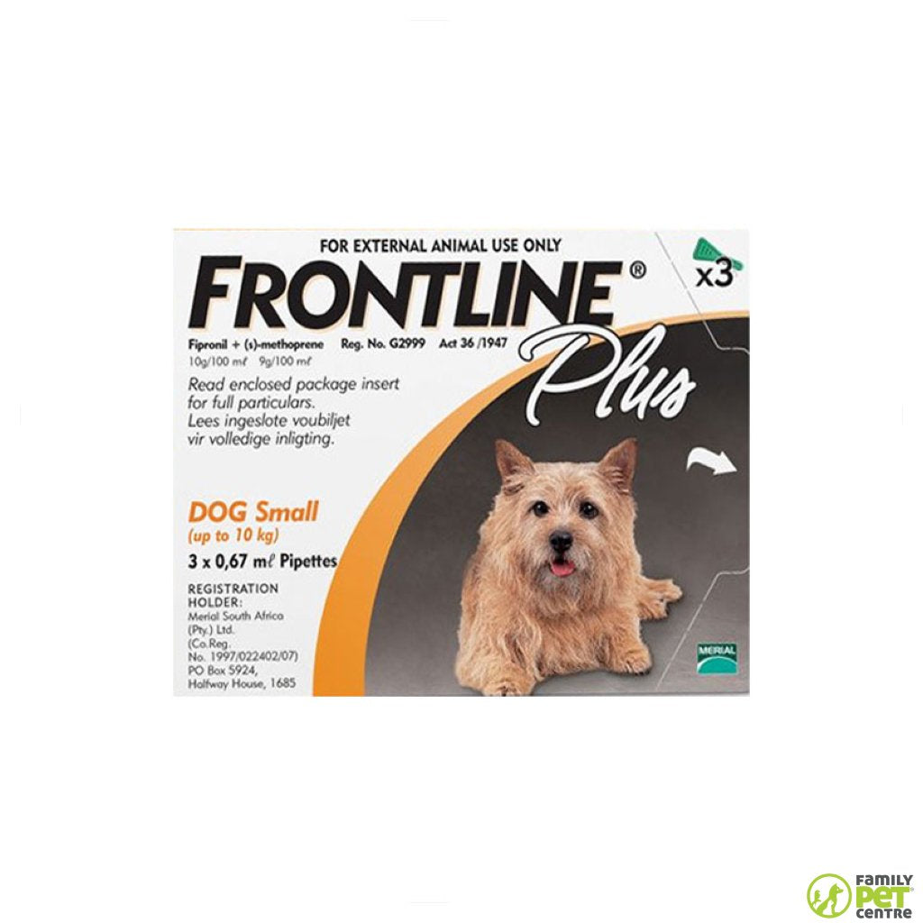 Frontline Plus for Dogs Tick & Flea Spot On Treatment 3pack