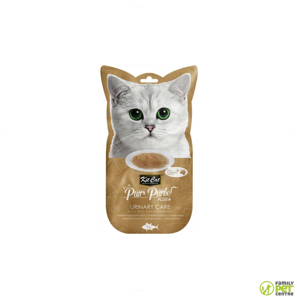 Kit Cat Purr Puree Cat Treat Urinary Care Tuna