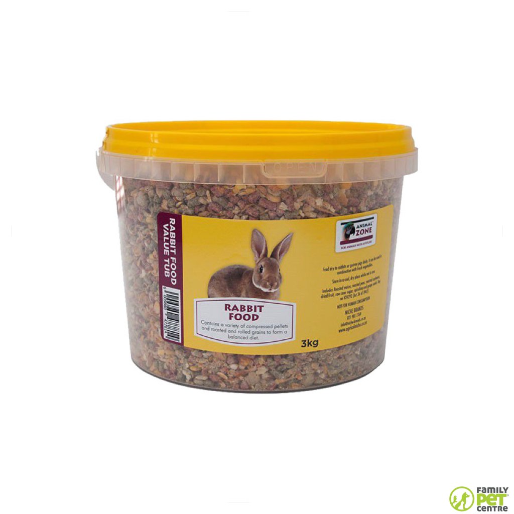 Animal Zone Rabbit Food Value Tub
